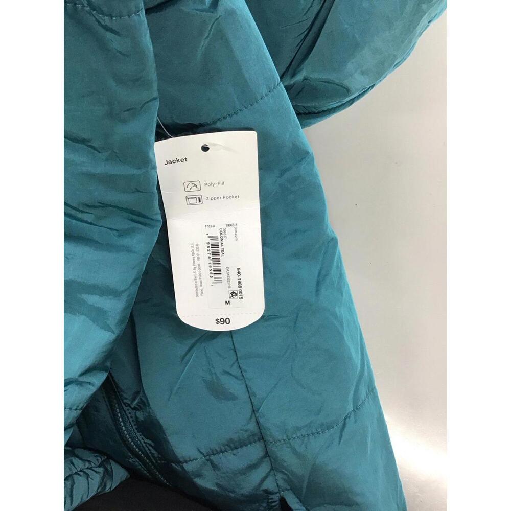 Xersion lightweight quilted jacket medium teal bl… - image 4